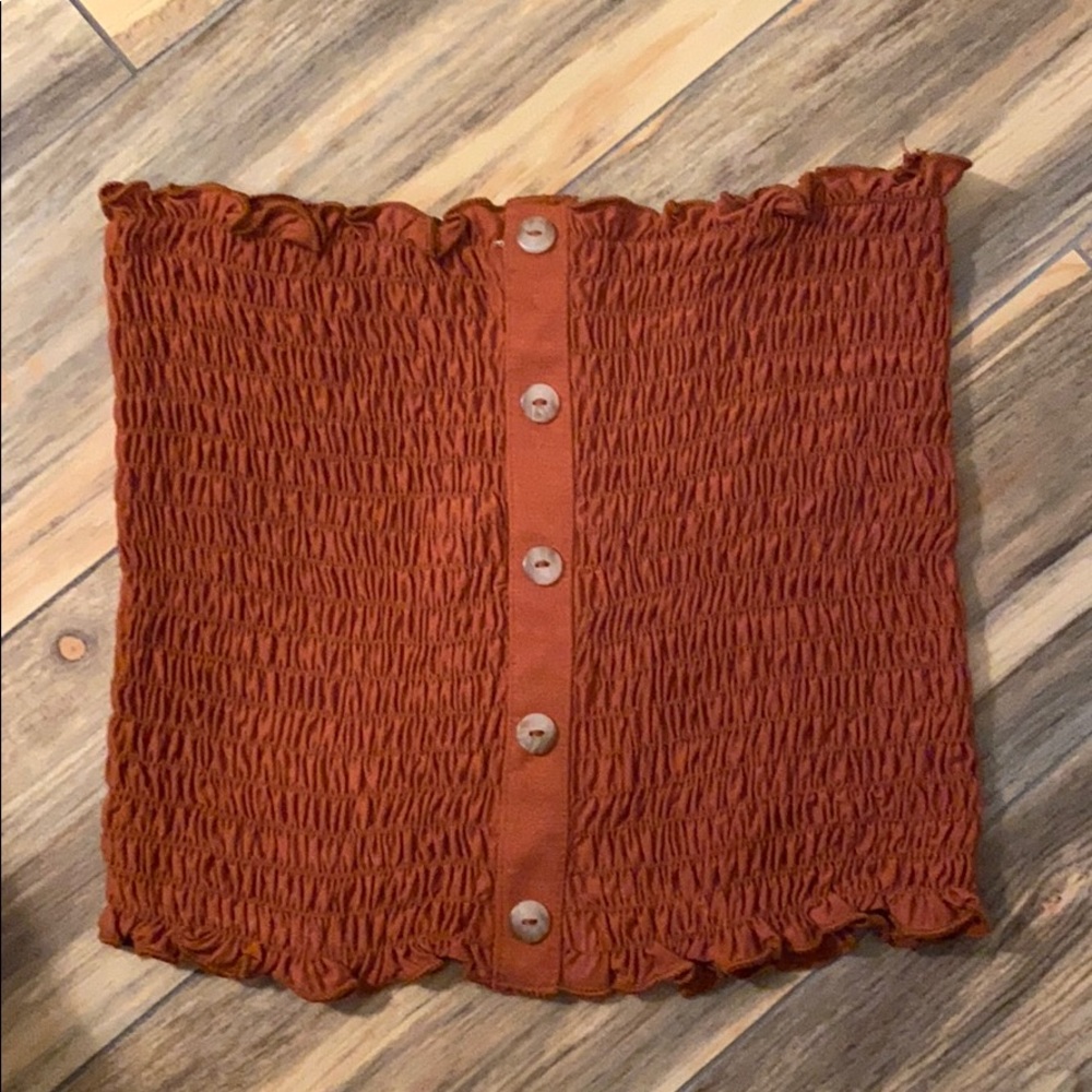 Scrunched tube top